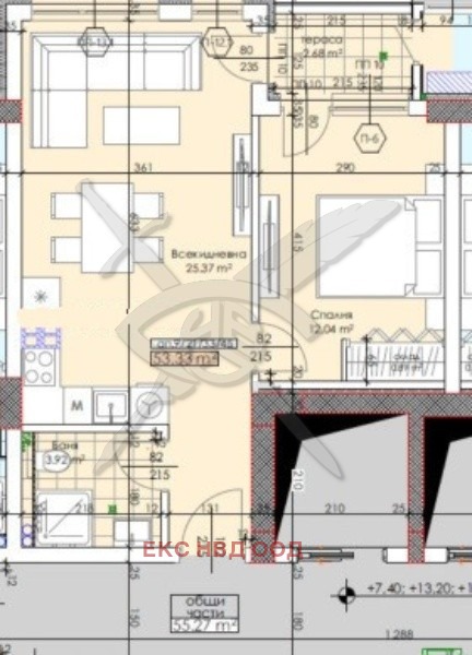 Продаја  1 спаваћа соба Пловдив , Тракија , 62 м2 | 86913047