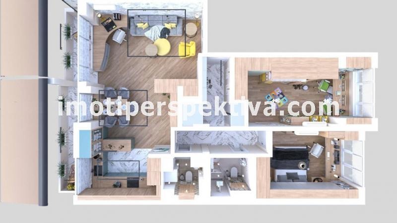 À venda  2 quartos Plovdiv , Centar , 160 m² | 64300974 - imagem [7]