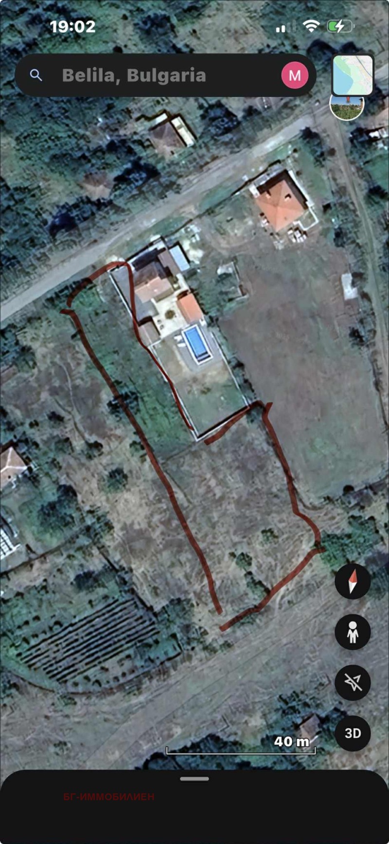 Продава ПАРЦЕЛ, с. Белила, област Бургас, снимка 2 - Парцели - 52384217