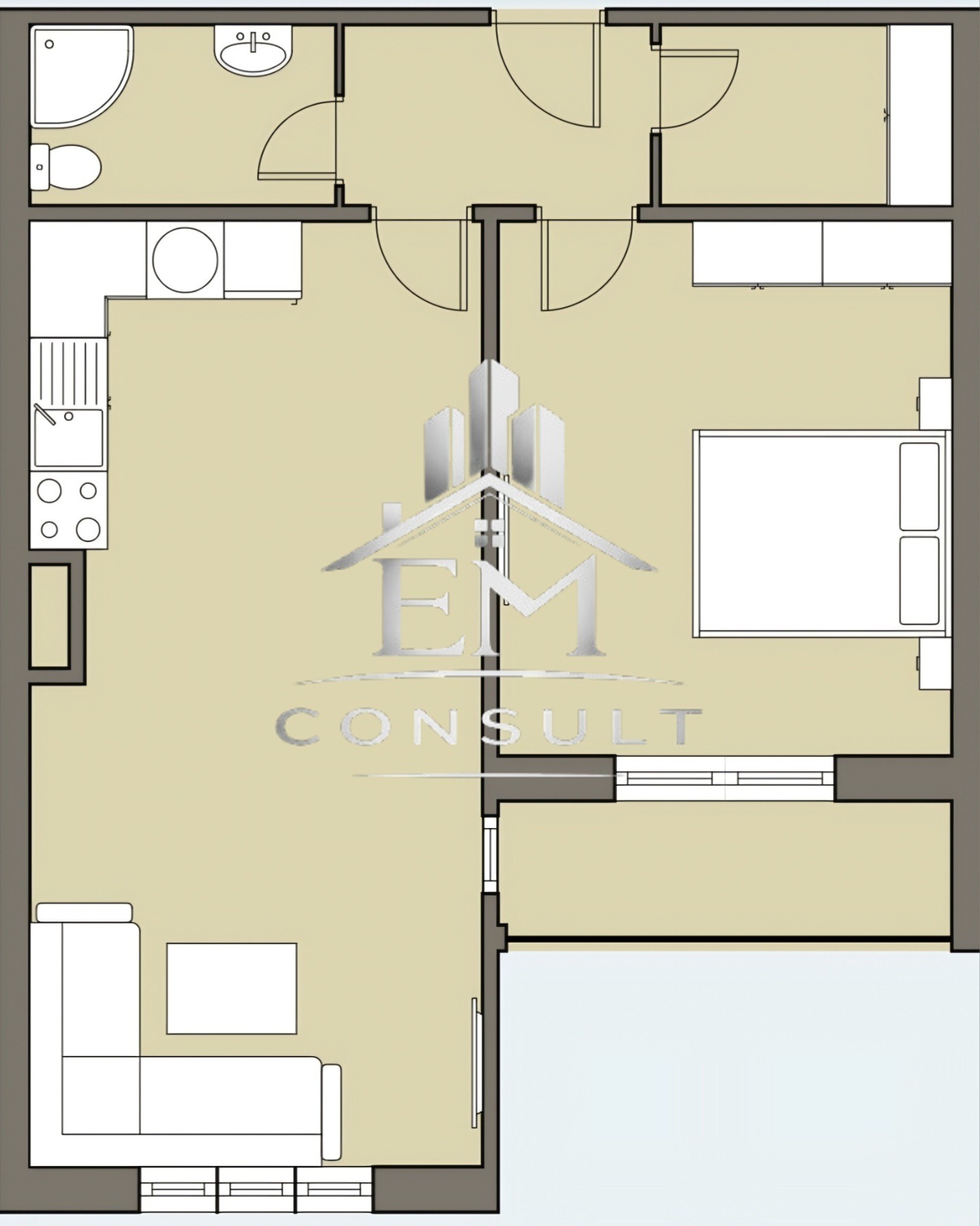 Продава 2-СТАЕН, гр. Кърджали, Възрожденци