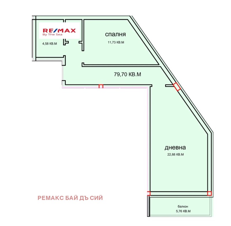 Satılık  1 yatak odası Varna , Vinica , 80 metrekare | 60355372 - görüntü [6]