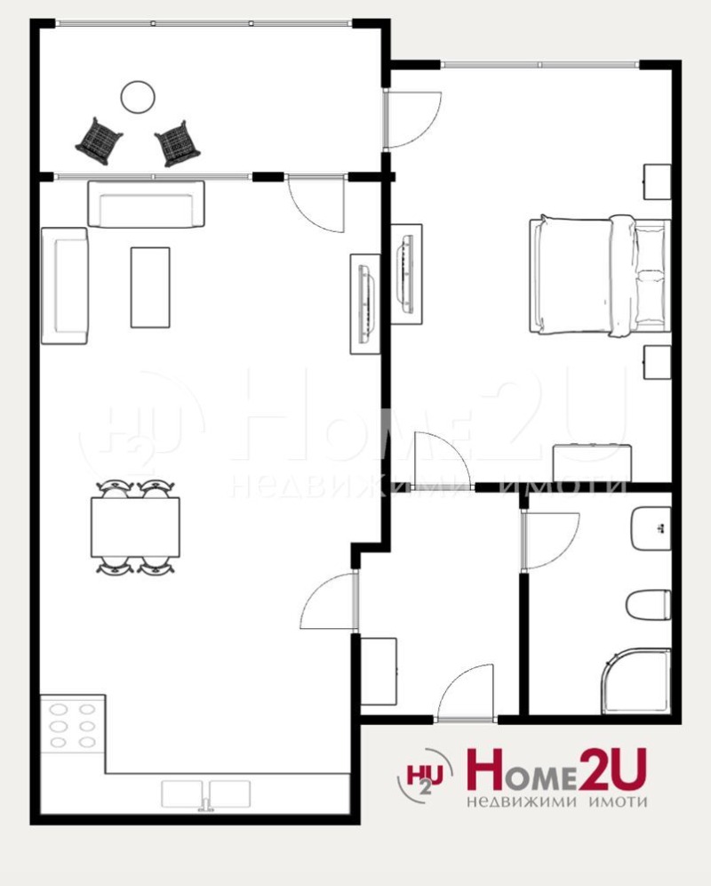Zu verkaufen  1 Schlafzimmer Plowdiw , Ostromila , 72 qm | 81279910 - Bild [7]