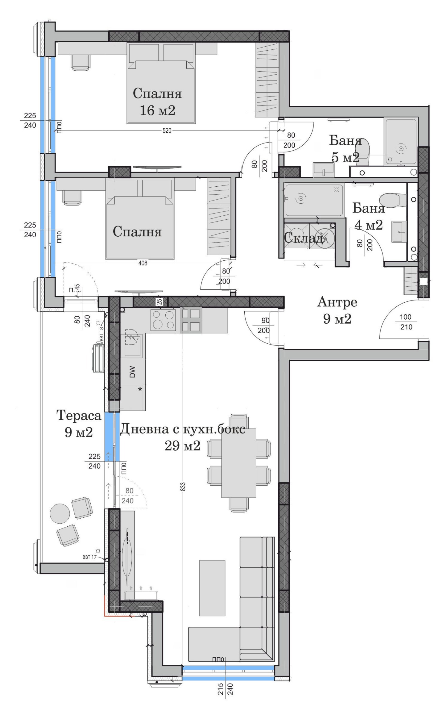 Продава 3-СТАЕН, гр. Пловдив, Христо Смирненски, снимка 2 - Апартаменти - 51189113