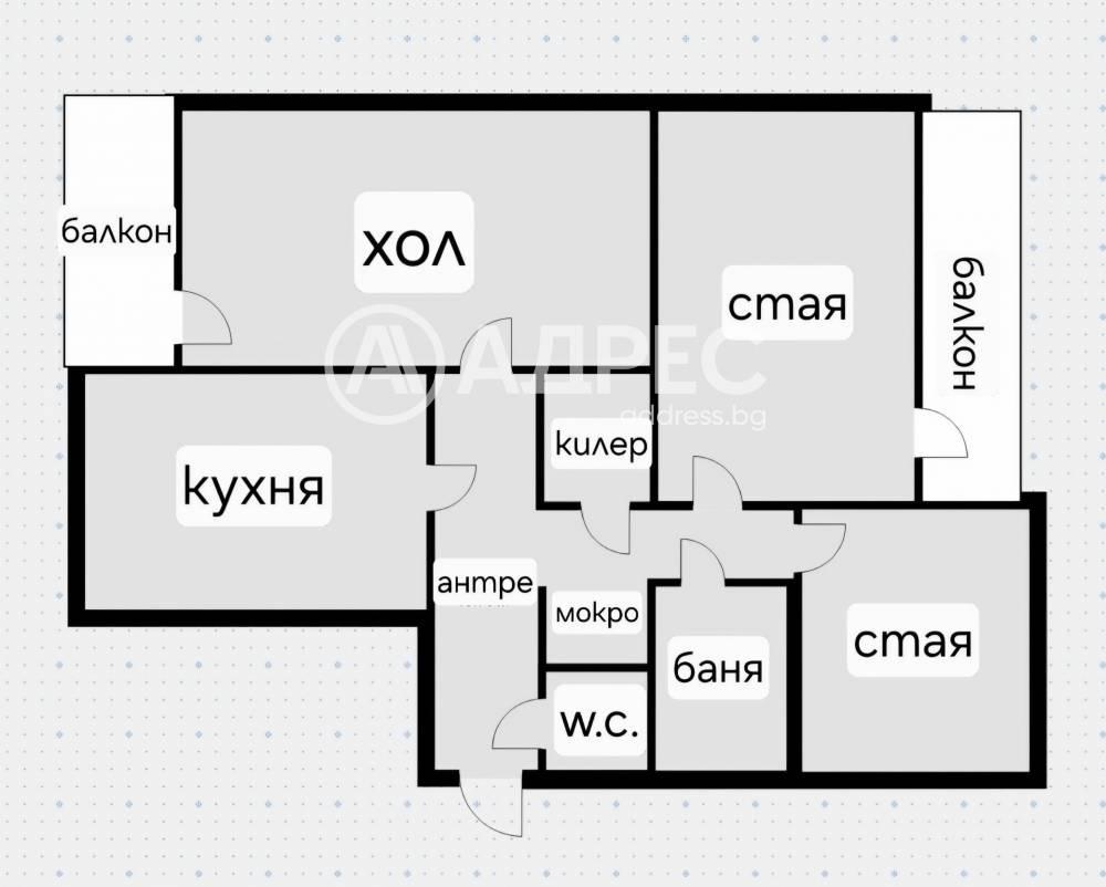 Продава 3-СТАЕН, гр. София, Медицинска академия