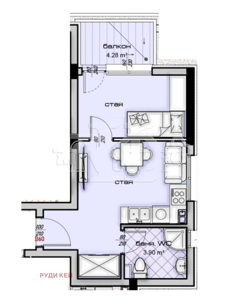 Продава 2-СТАЕН, гр. Варна, Кайсиева градина, снимка 1 - Aпартаменти - 49432241