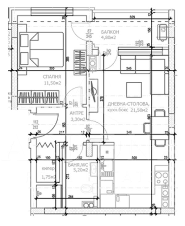 Продава 2-СТАЕН, гр. Пловдив, Тракия, снимка 2 - Апартаменти - 53161326