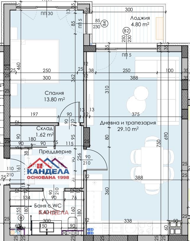 Продава 2-СТАЕН, гр. Пловдив, Остромила, снимка 7 - Апартаменти - 54562414