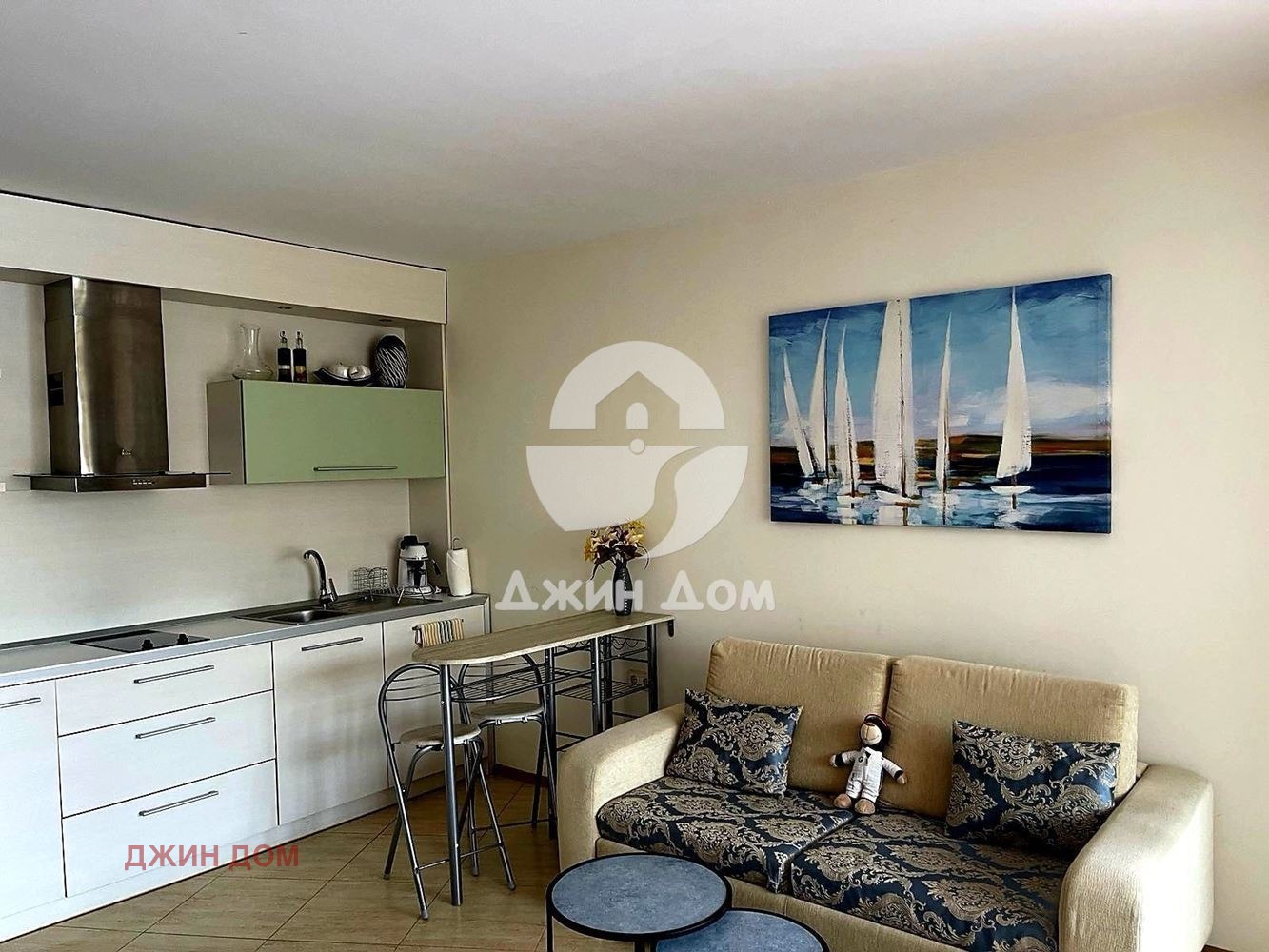 Продава 1-СТАЕН, гр. Ахелой, област Бургас, снимка 3 - Апартаменти - 54085106