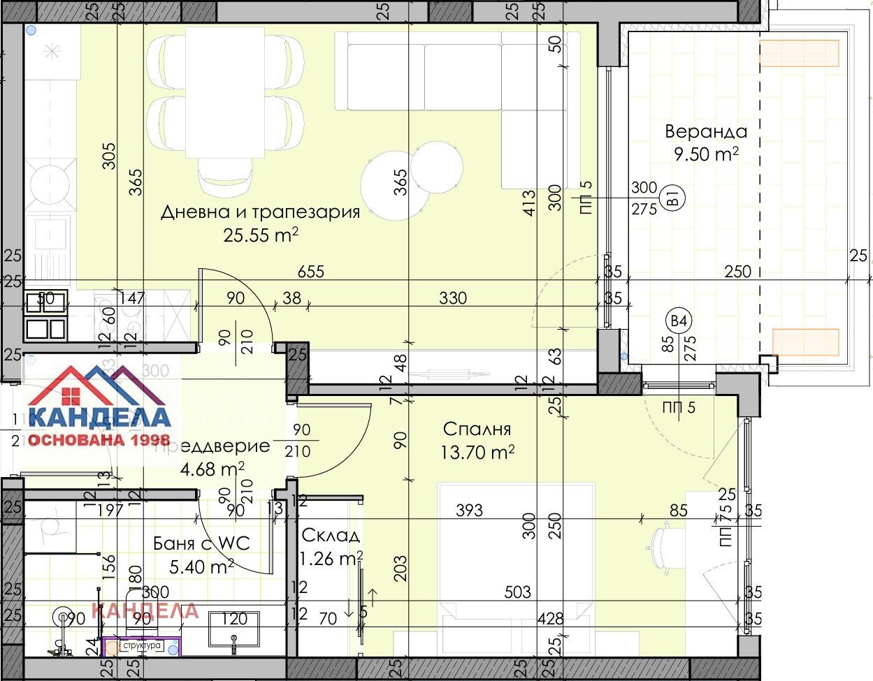 Продава 2-СТАЕН, гр. Пловдив, Остромила, снимка 8 - Апартаменти - 54562414