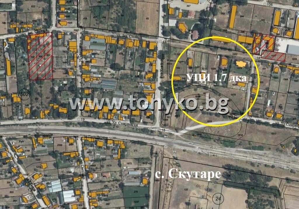 Продава ПАРЦЕЛ, с. Скутаре, област Пловдив, снимка 2 - Парцели - 56324597