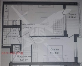 1 bedroom Gagarin, Plovdiv 1