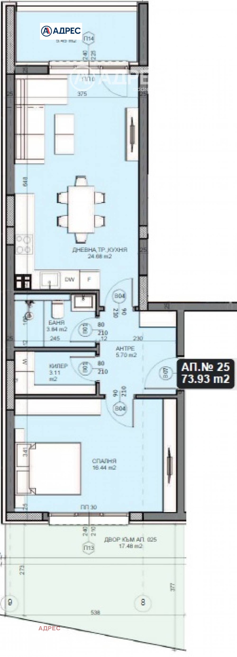 Til salgs  1 soverom Varna , Galata , 104 kvm | 89297125 - bilde [4]
