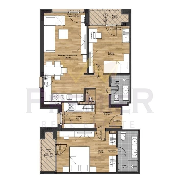 Продава 3-СТАЕН, гр. София, Бояна, снимка 13 - Апартаменти - 52989640