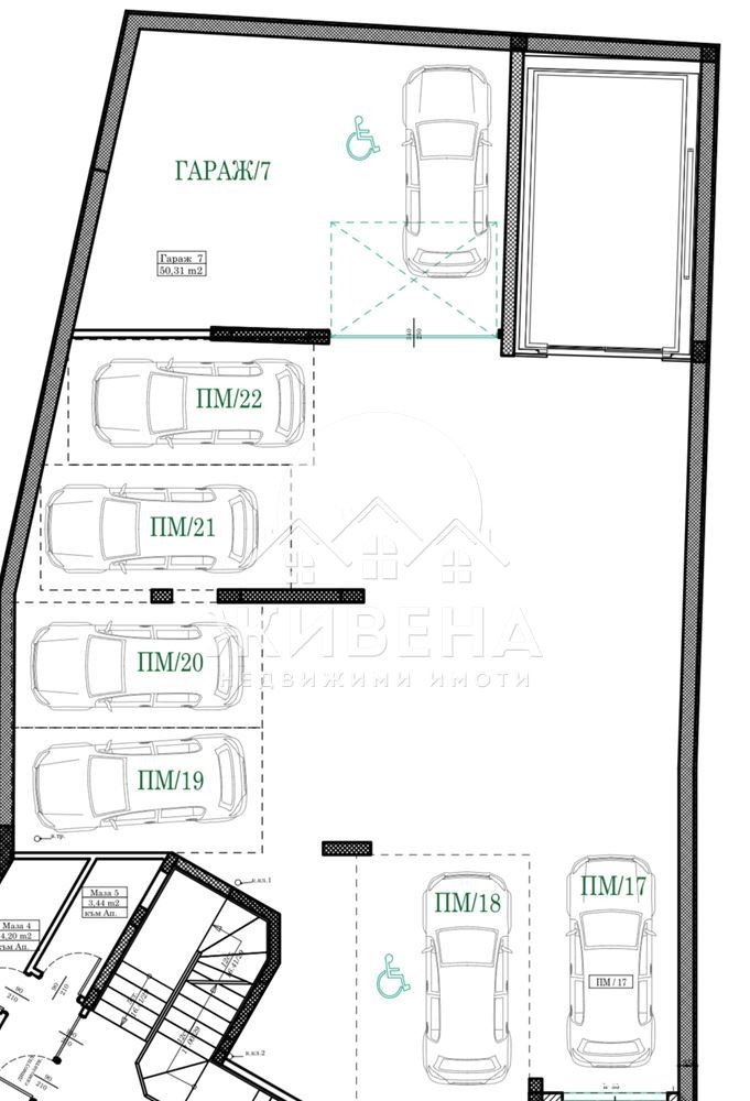 Продава ГАРАЖ, ПАРКОМЯСТО, гр. Варна, Операта, снимка 2 - Гаражи и паркоместа - 53170195
