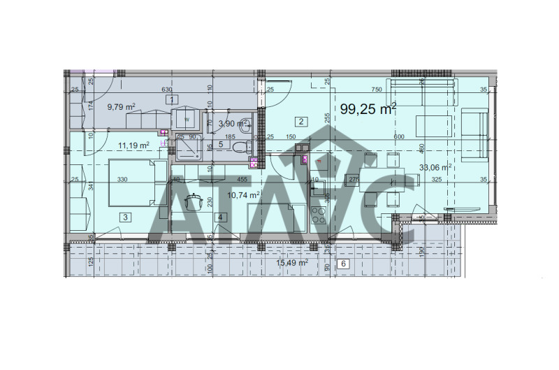 Продава 3-СТАЕН, гр. Пловдив, Коматево, снимка 1 - Aпартаменти - 47715846