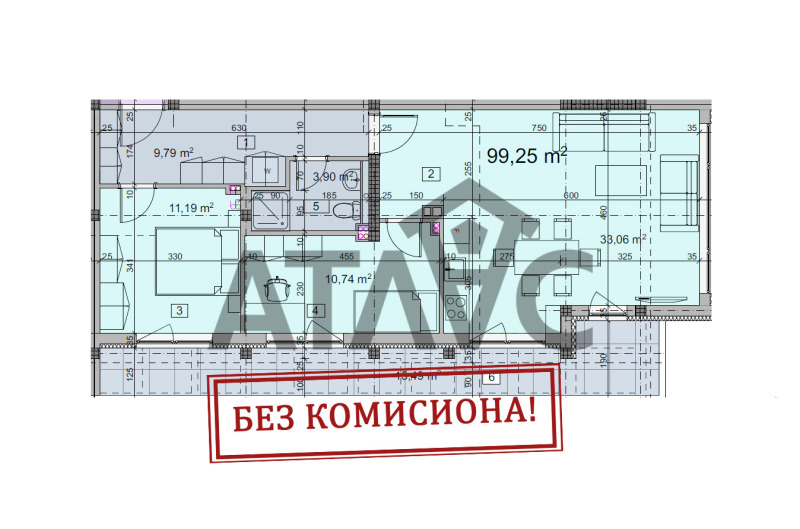 Продава  3-стаен, град Пловдив, Коматево • 98 270 EUR • ID 73957951 — holmes.bg - [1] 