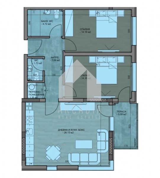 Продава  3-стаен град Пловдив , Беломорски , 104 кв.м | 31358715