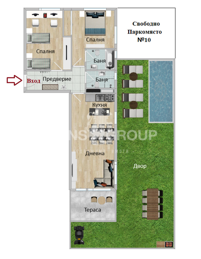 Продава 3-СТАЕН в град София, Овча купел - 167 кв.м / 285 918 € » 559 207.00 лв., ЛАЙЪНС ГРУП