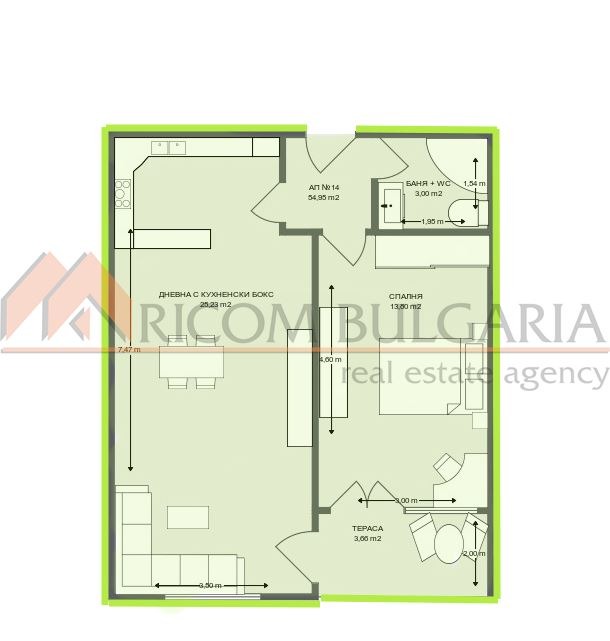 Na sprzedaż  1 sypialnia Warna , Winica , 64 mkw | 63962730 - obraz [6]