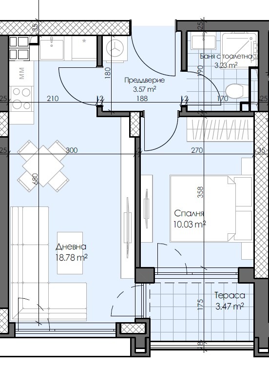 Продава 2-СТАЕН, гр. Пловдив, Кършияка, снимка 1 - Aпартаменти - 49296431