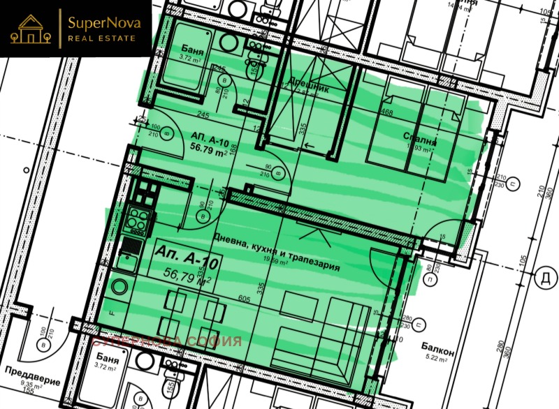 Продава 2-СТАЕН, гр. София, Дружба 2