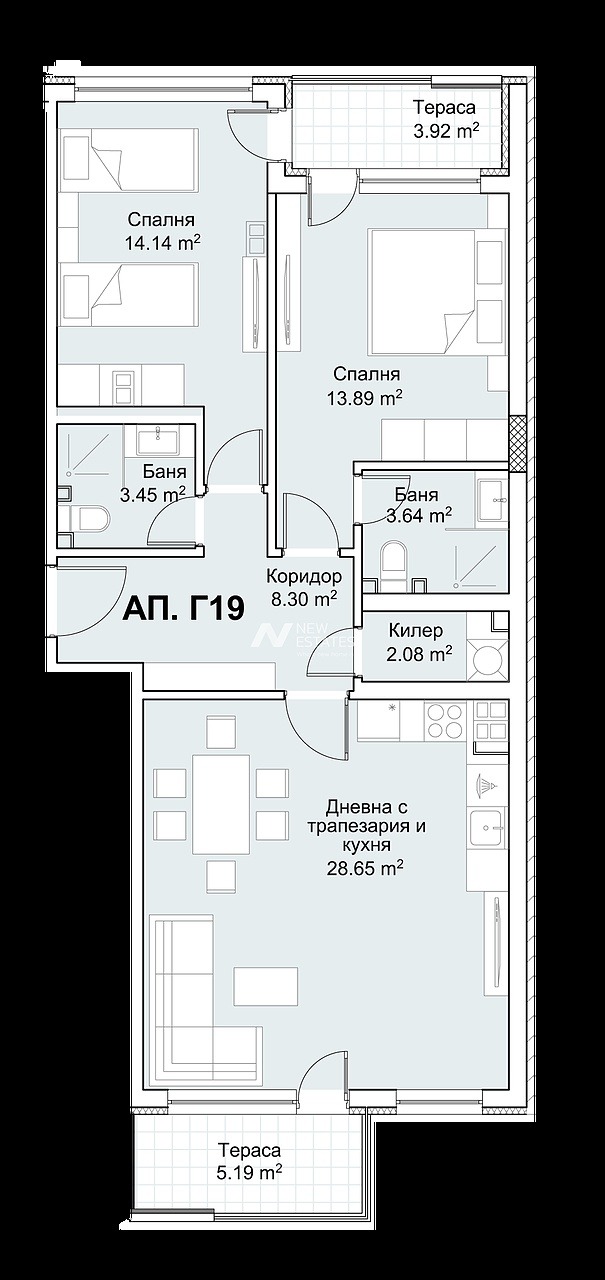 Продава 3-СТАЕН, гр. София, Кръстова вада, снимка 10 - Апартаменти - 55351495