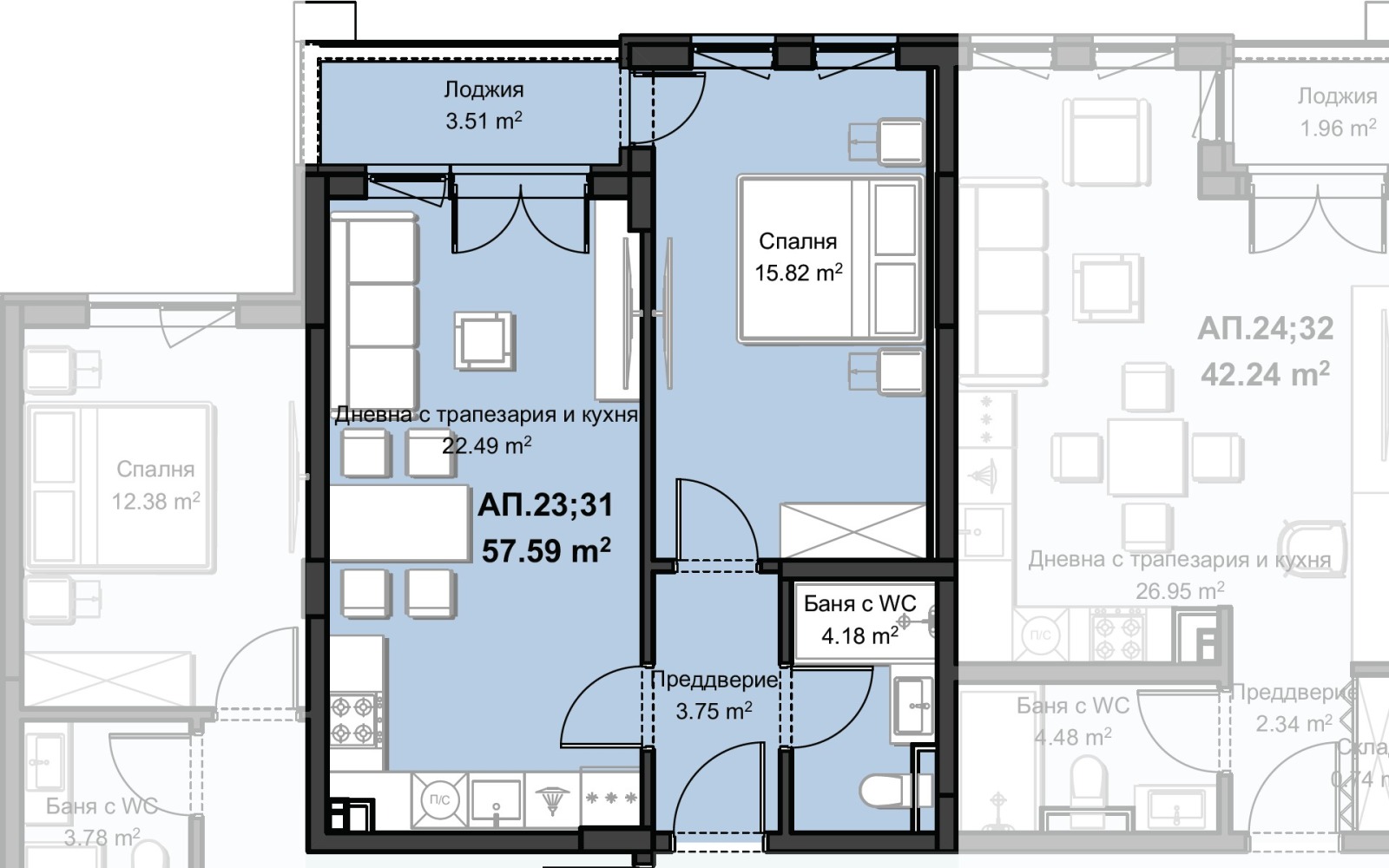Продава 2-СТАЕН, гр. Пловдив, Западен, снимка 4 - Апартаменти - 55233183