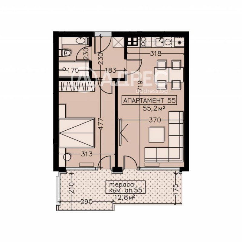 À vendre  1 chambre Sofia , Manastirski livadi , 81 m² | 95720736 - image [5]