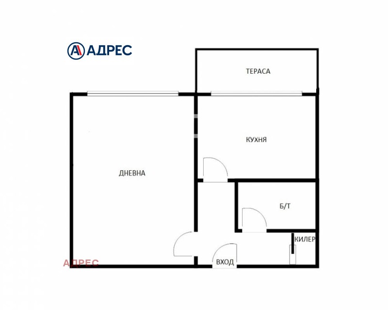 Zu verkaufen  1 Schlafzimmer Warna , Awtogara , 45 qm | 56341394 - Bild [4]
