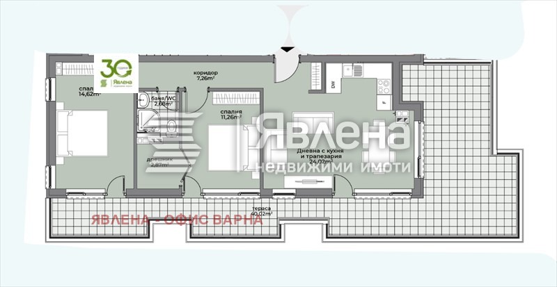 Продава 3-СТАЕН, гр. Варна, Погреби, снимка 2 - Апартаменти - 53330653