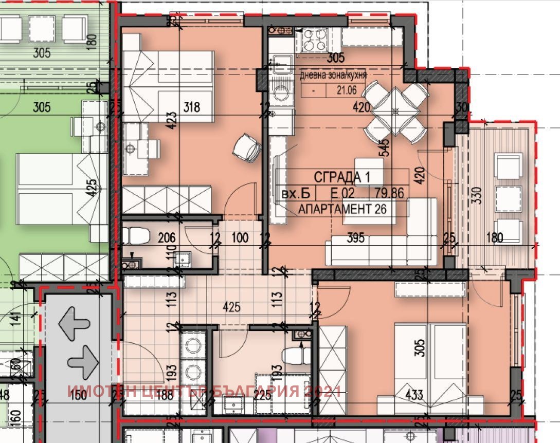 Продава 3-СТАЕН, гр. София, Малинова долина, снимка 3 - Апартаменти - 54410573