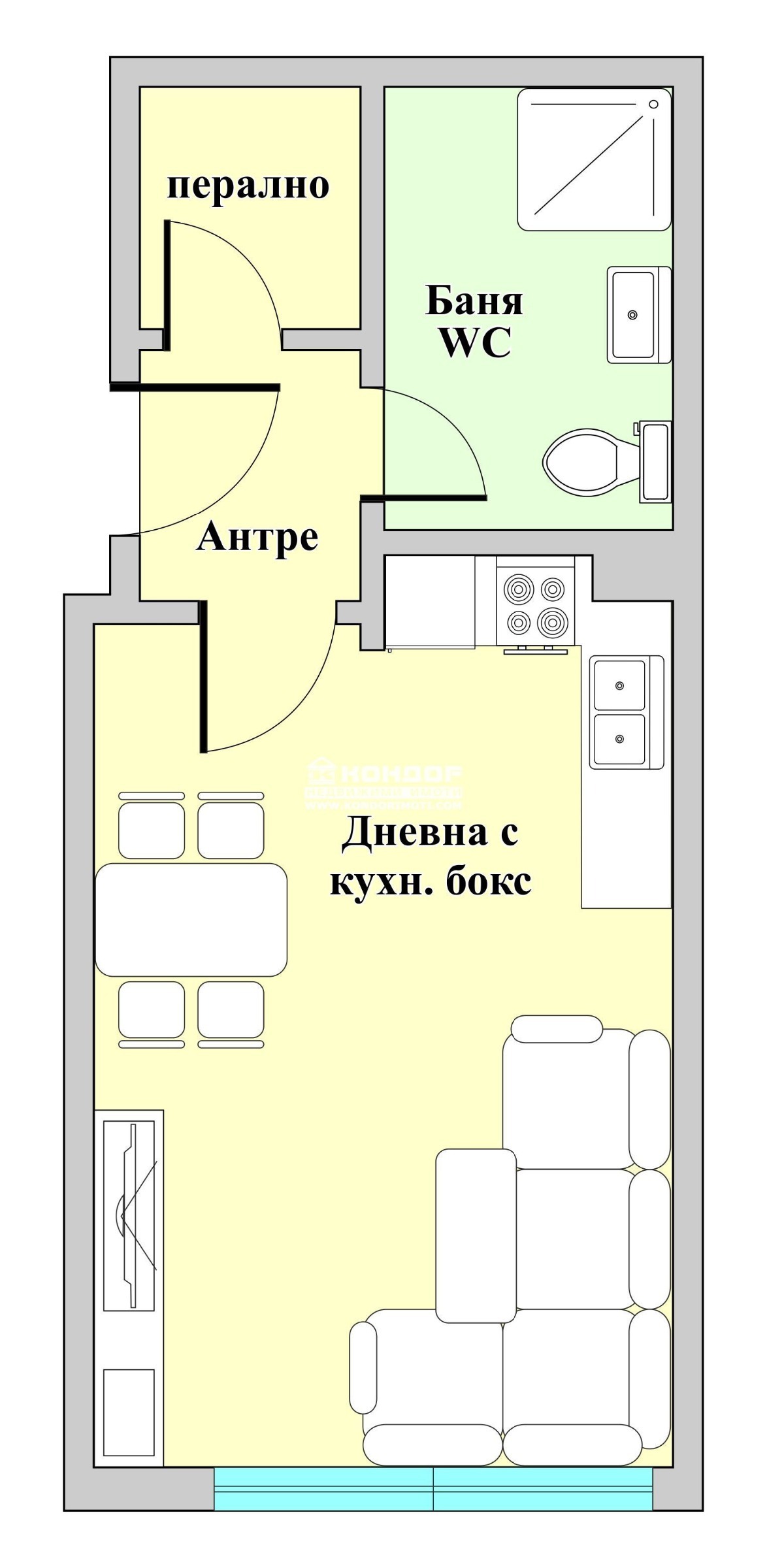 Продава 1-СТАЕН, гр. Пловдив, Кючук Париж, снимка 6 - Апартаменти - 52443909