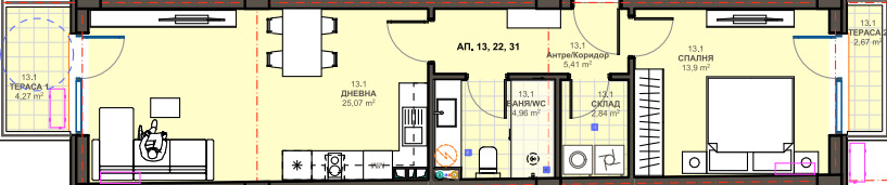 Продава 2-СТАЕН, гр. Поморие, област Бургас, снимка 2 - Апартаменти - 54166769