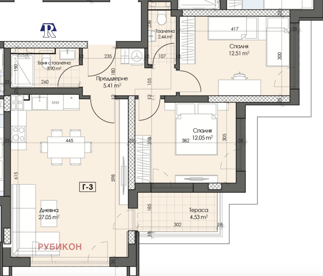 Продава 3-СТАЕН, гр. Пловдив, Кършияка, снимка 2 - Апартаменти - 49421167