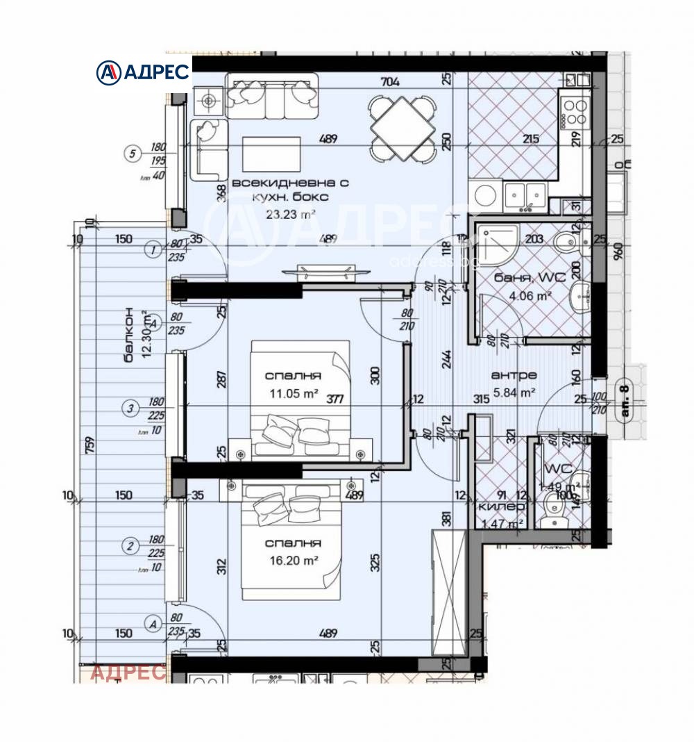 Продава 3-СТАЕН, гр. Варна, Младост 1