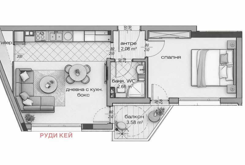 Продава 2-СТАЕН, гр. Варна, Владислав Варненчик 1