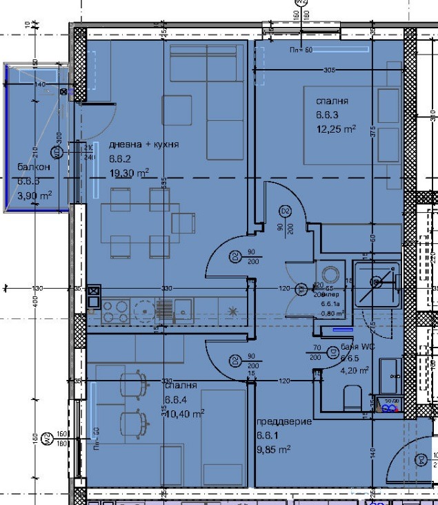 Продава  3-стаен град Варна , Кайсиева градина , 85 кв.м | 68578898 - изображение [5]