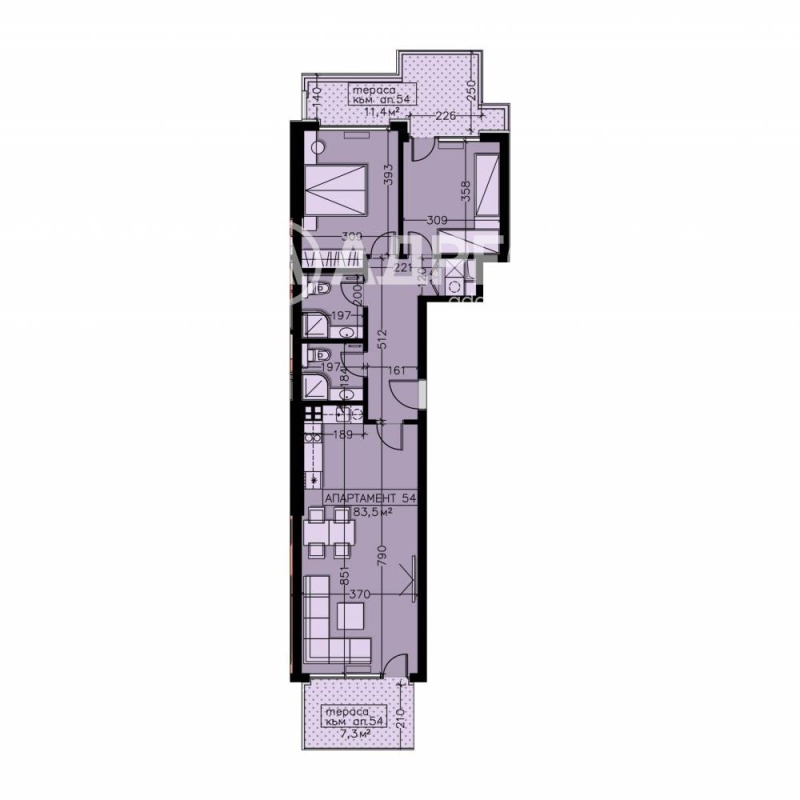 À vendre  2 chambres Sofia , Manastirski livadi , 121 m² | 59373995 - image [5]
