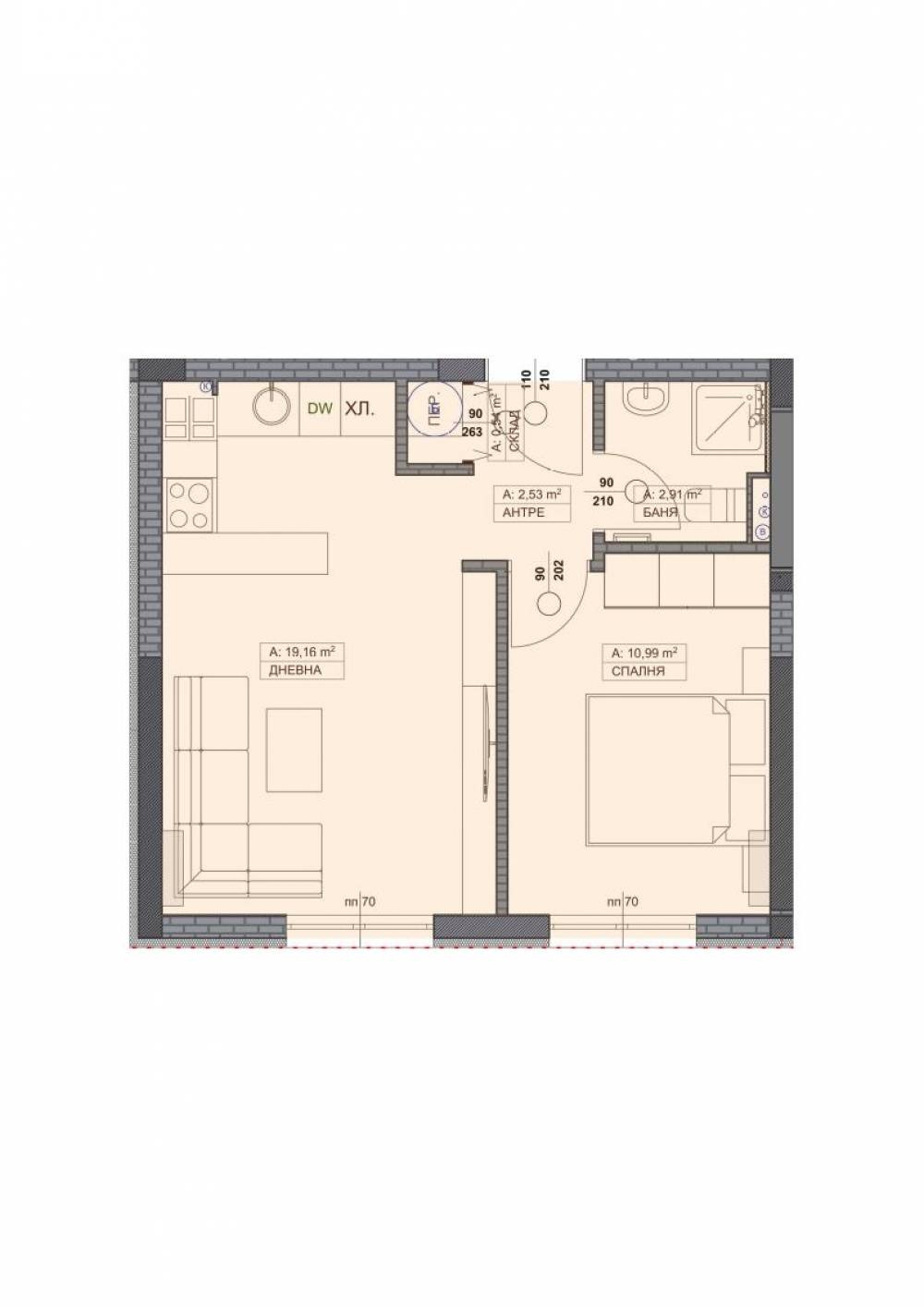Продава 2-СТАЕН, гр. София, Надежда 3, снимка 4 - Апартаменти - 54615237