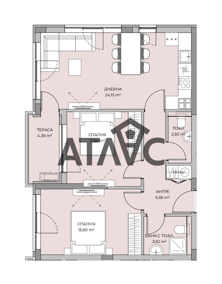 Продава 3-СТАЕН, гр. Пловдив, Остромила, снимка 2 - Апартаменти - 54916092