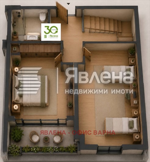 Продава МЕЗОНЕТ, гр. Варна, м-т Долна Трака, снимка 6 - Апартаменти - 55566099