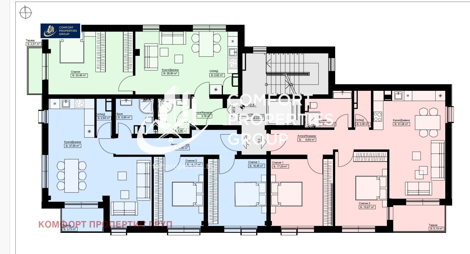 Продава 3-СТАЕН, гр. София, Обеля, снимка 6 - Апартаменти - 54122387