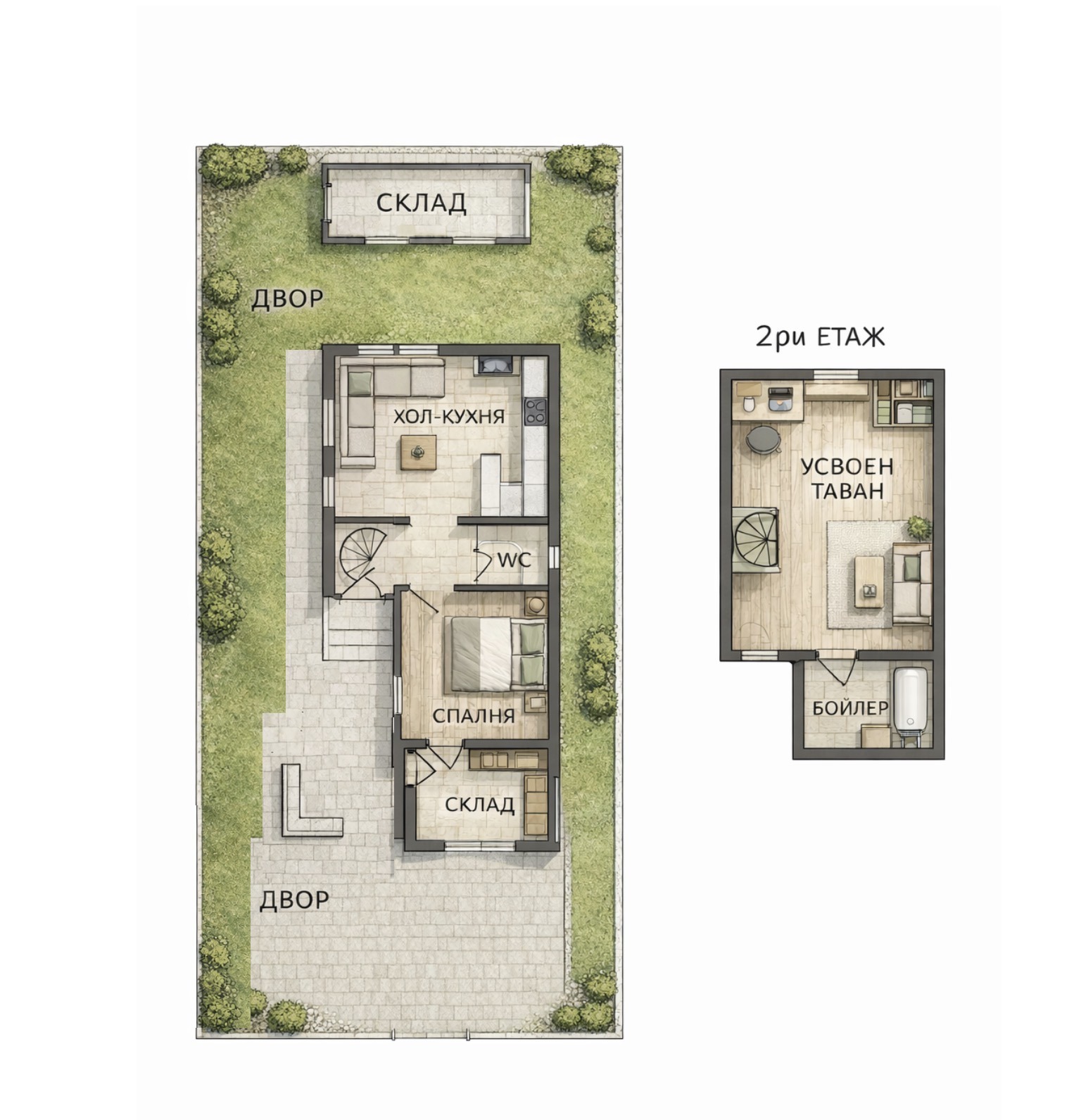 Продава КЪЩА, гр. София, с. Волуяк, снимка 16 - Къщи - 53300799