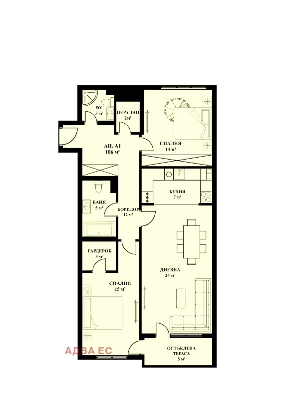 Продава 3-СТАЕН, гр. София, Люлин 5, снимка 10 - Апартаменти - 52199532