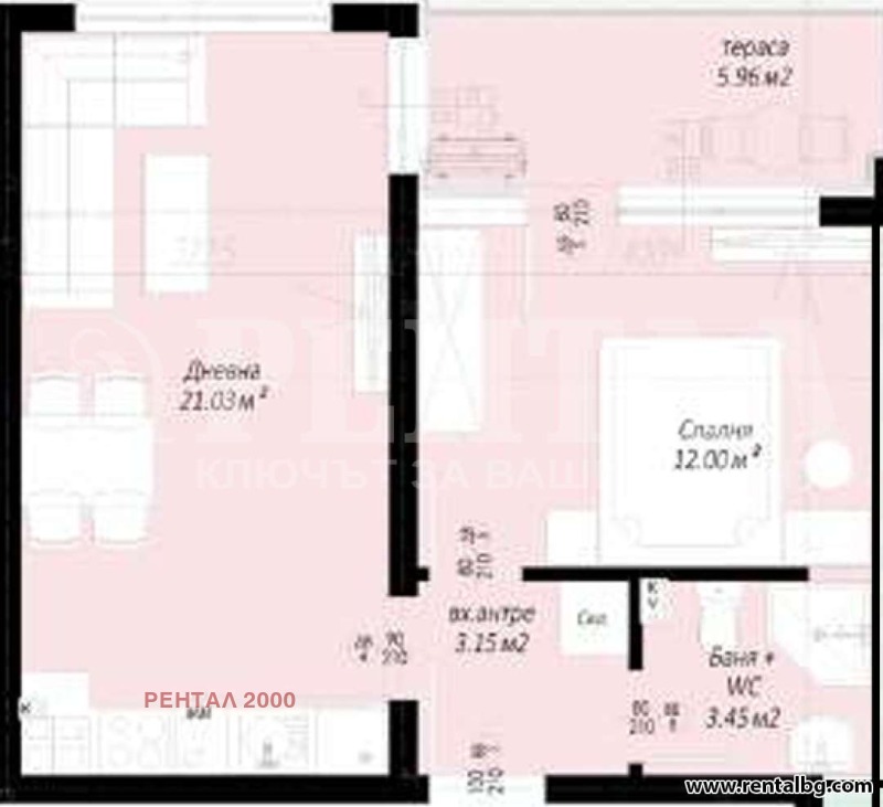 Na prodej  1 ložnice Plovdiv , Ostromila , 63 m2 | 64981103 - obraz [2]