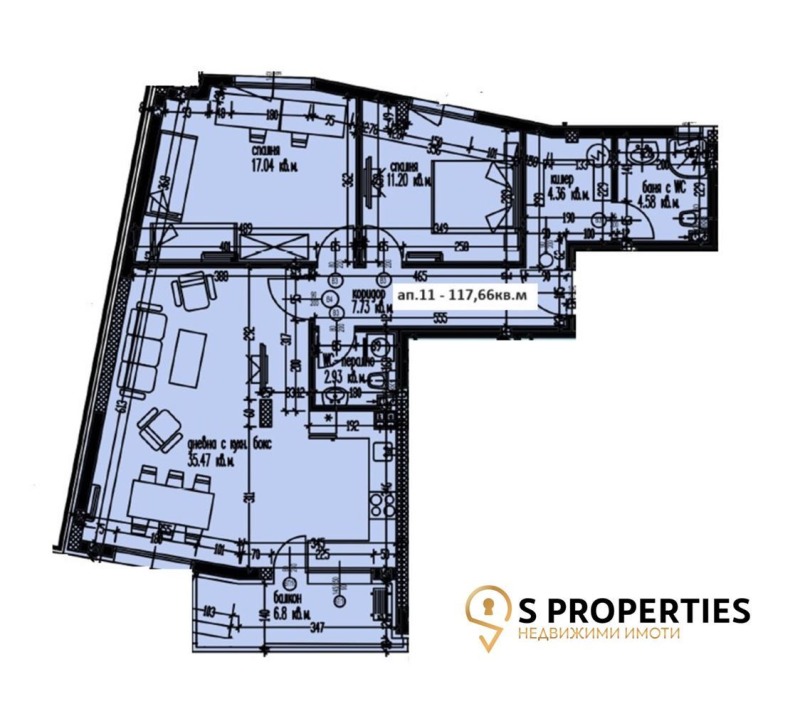 Продава  3-стаен град Варна , Аспарухово , 118 кв.м | 55436409 - изображение [2]