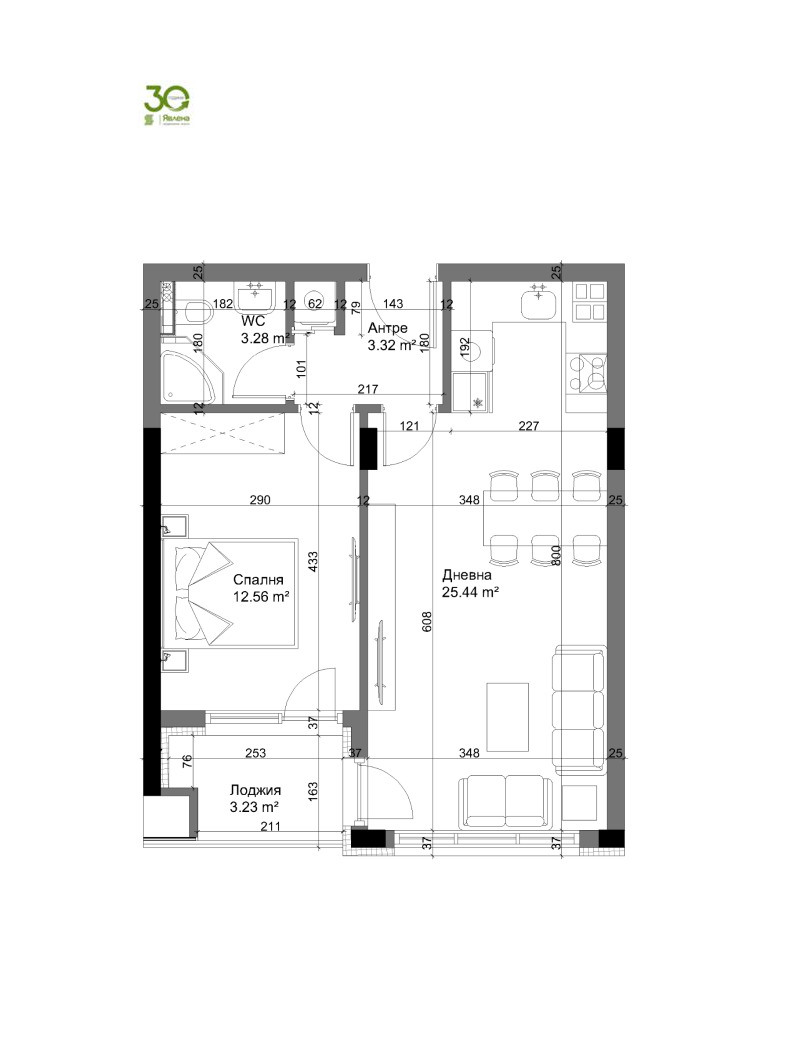 Продава 2-СТАЕН в град Варна, Аспарухово - 63 кв.м / 77 600 € » 151 772.41 лв., ЯВЛЕНА - ОФИС ВАРНА