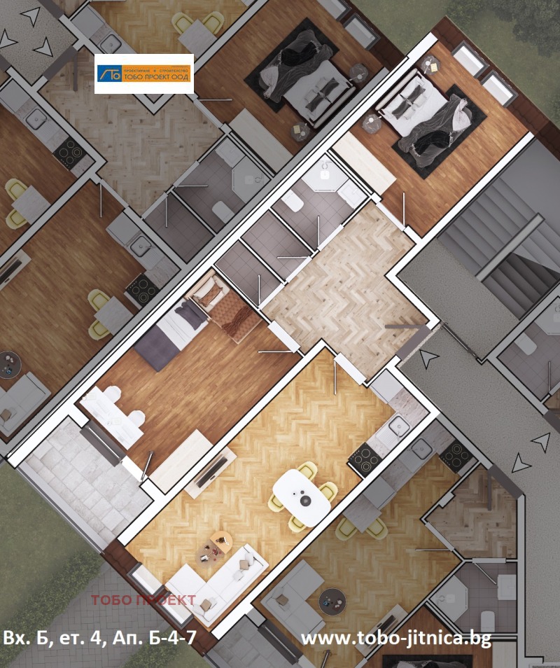 Продава 3-СТАЕН в град София, Овча купел - 117 кв.м / 235 501 € » 460 599.92 лв., ТОБО ПРОЕКТ