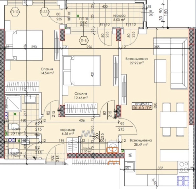 Продава 3-СТАЕН в град Пловдив, Тракия - 100 кв.м / 140 000 € » 273 816.20 лв., СПЕШЪЛ ПРОПЪРТИС