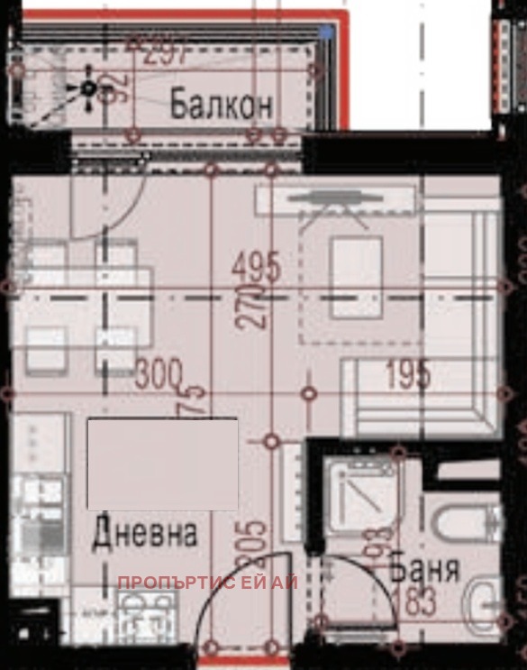 Продава 1-СТАЕН, гр. София, Малинова долина, снимка 8 - Апартаменти - 53495176